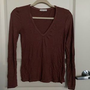 Truly Madly Deeply Ribbed Long Sleeve